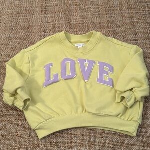 Target Grayson Mini Love Cropped Sweatshirt 4T